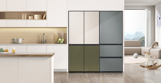 삼성전자 비스포크 냉장고.  <삼성전자 제공>